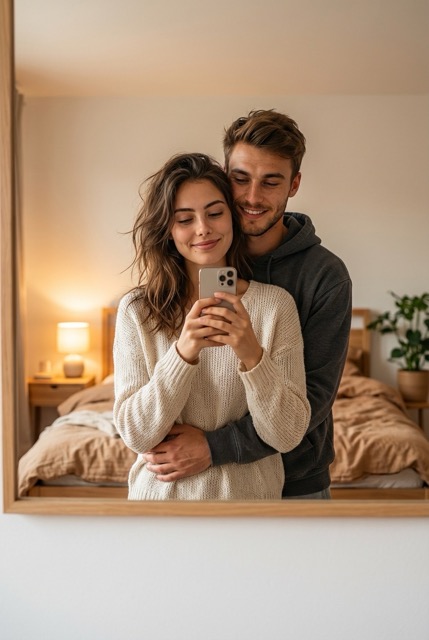 Mirror Selfie Romance